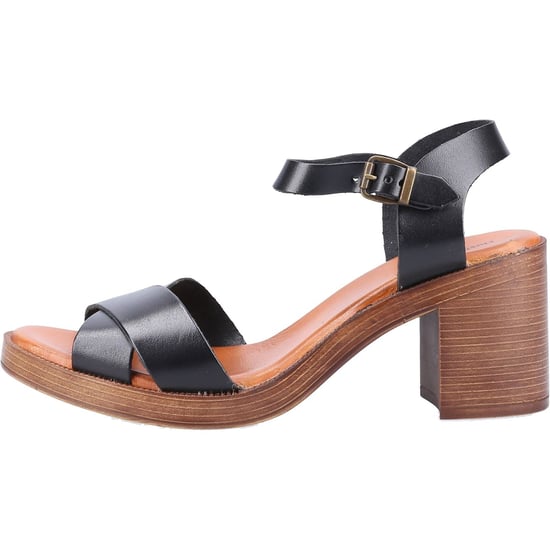 Hush Puppies Georgia Leather Women's Black Sandals - Image 5
