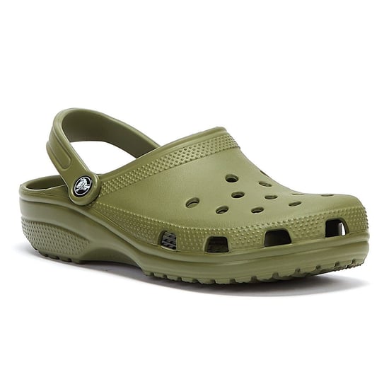 Crocs Classic Mens Army Green Clogs - Image 2
