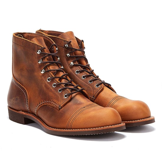 Red Wing Shoes Iron Ranger Mens Copper Boots - (Brown) - Image 1