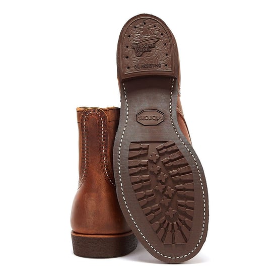 Red Wing Shoes Iron Ranger Mens Copper Boots - (Brown) - Image 4