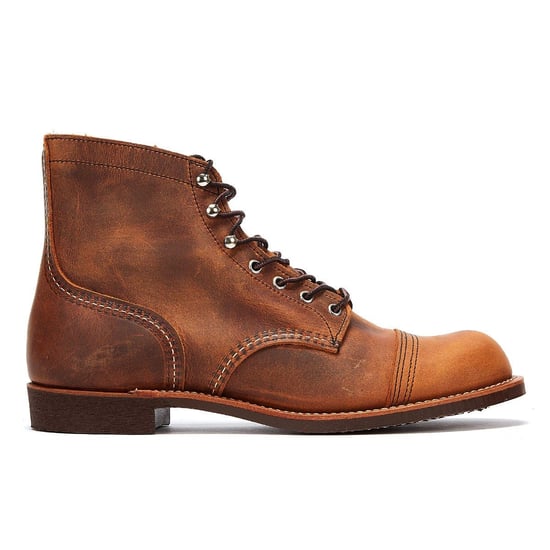 Red Wing Shoes Iron Ranger Mens Copper Boots - (Brown) - Image 5