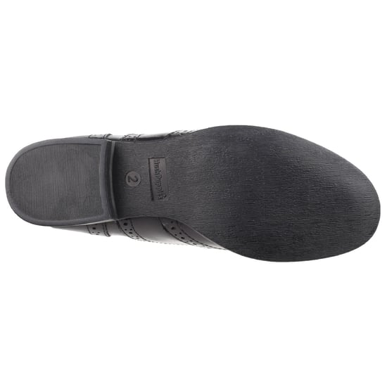 Hush Puppies Kada Junior Leather Girl's Black Brogues - Image 4