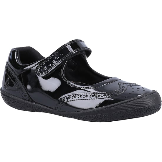 Hush Puppies RINA SHOE PATENT JNR Leather Girl's Black Shoes - Image 1