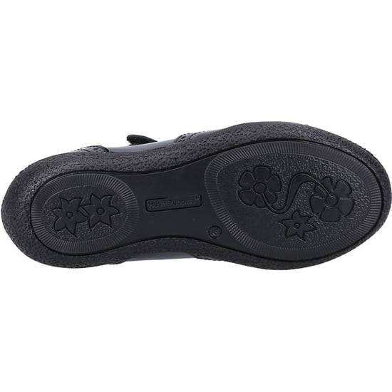 Hush Puppies RINA SHOE PATENT JNR Leather Girl's Black Shoes - Image 3