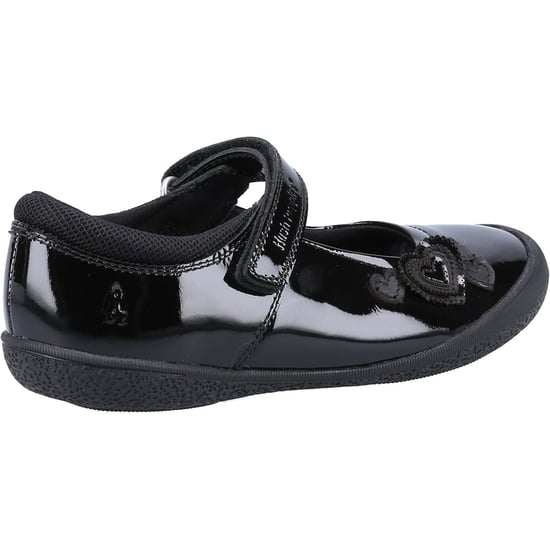 Hush Puppies ROSANNA PATENT JUNIOR Leather Girl's Black Shoes - Image 2