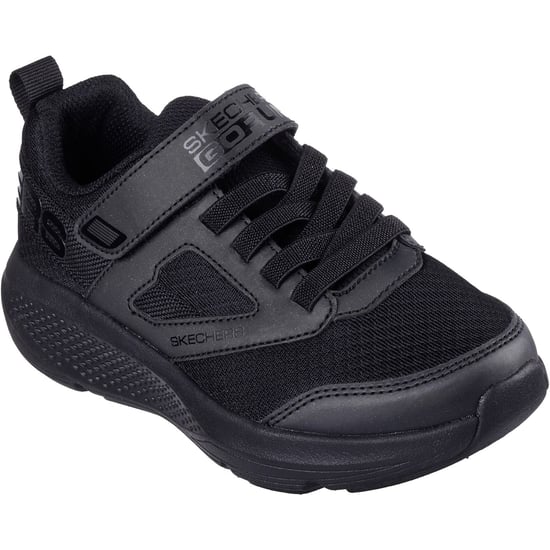 Skechers Elevate Sporty Spectacular Textile Girl's Black Trainers - Image 1