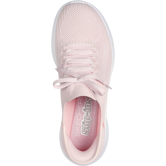 Skechers Ultra Flex 3.0 Brilliant Path Textil Dam Ljusrosa Träningsskor - Image 3
