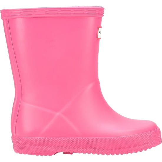 Hunter Kids First (Matte) Rubber Kid's Bright Pink Wellington Boots - Image 4