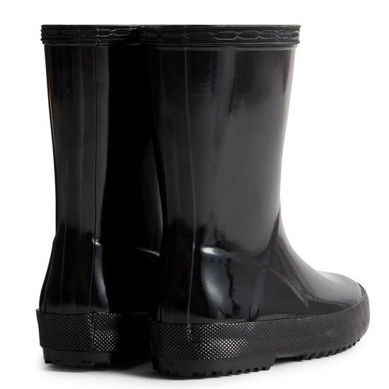 Hunter Kids First (Gloss) Rubber Kid's Black Wellington Boots - Image 2