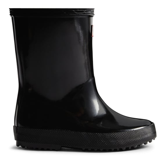 Hunter Kids First (Glans) Rubberen Kinder Wellingtonlaarzen Zwart - Image 4