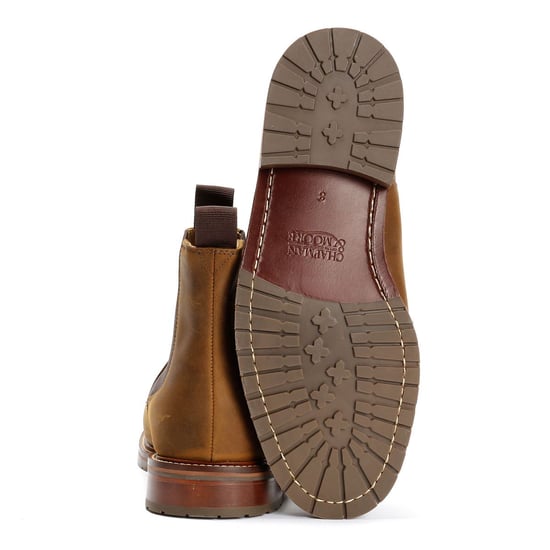 Chapman & Moore Toe Cap Monk Leren Zwarte Veterschoenen Voor Heren - Image 4