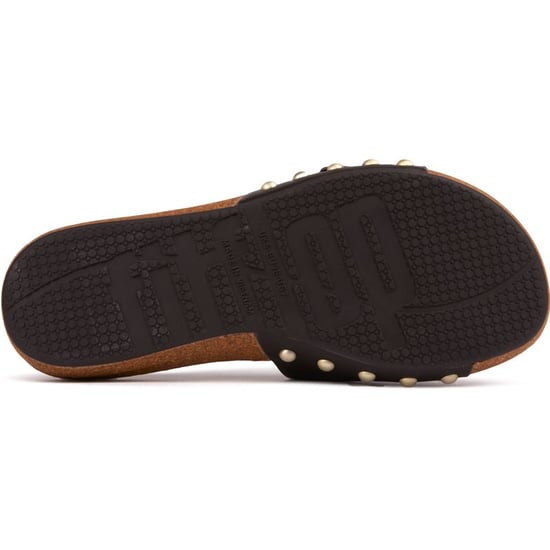 FitFlop Iqushion adjustable buckle leather slides - Image 3