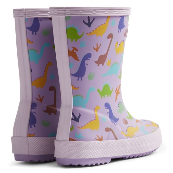 Hunter Kinderen Dinosaurus Rubber Kinderpaarse Dinosaurus Wellies - Image 2