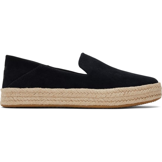 TOMS Carolina 100% Koe Dames Zwarte Espadrilles - Image 6