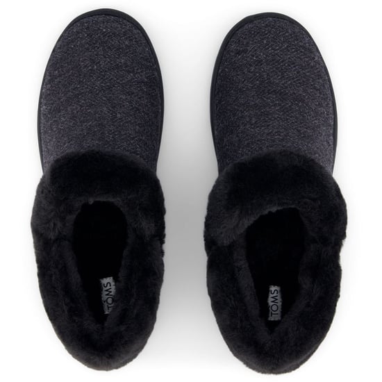 TOMS Oslo Polyester Damer Svarta Tofflor - Image 4