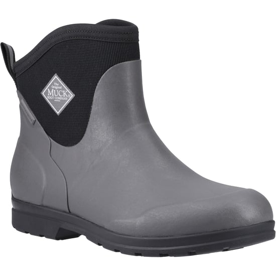 Muck Boots Originals Excursion Rubber Grey/Black Wellington Boots - Image 1