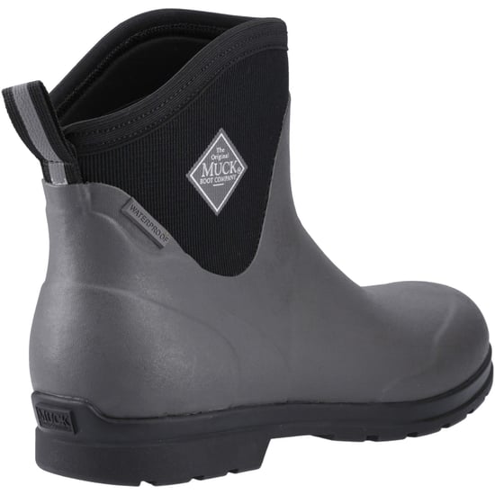 Muck Boots Originals Excursion Rubber Grey/Black Wellington Boots - Image 2