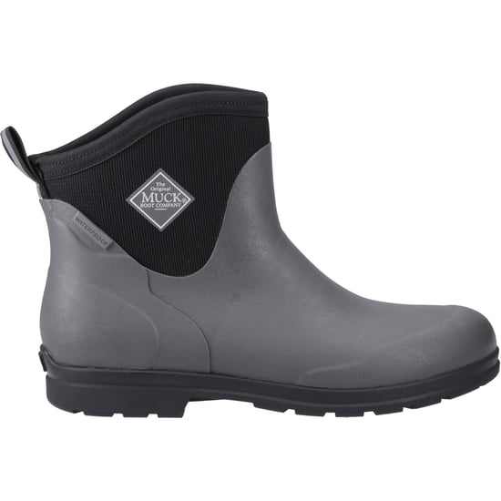 Muck Boots Originals Excursion Rubber Grey/Black Wellington Boots - Image 5