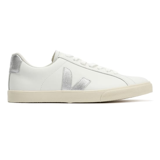 Veja Esplar Läder Kvinnors Vita Sneakers - Image 5