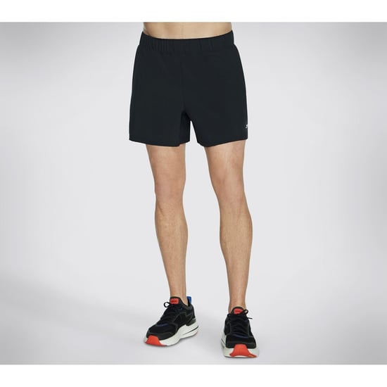 Mens Skechers Razor Sports Shorts Black - Image 2