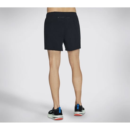 Mens Skechers Razor Sports Shorts Black - Image 3