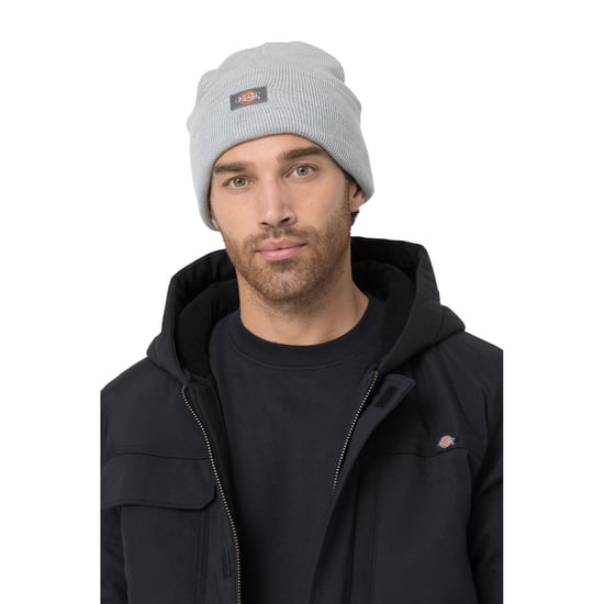 Dickies Acryl Gevoerde Unisex Volwassenen Grijze Beanie Muts - Image 1