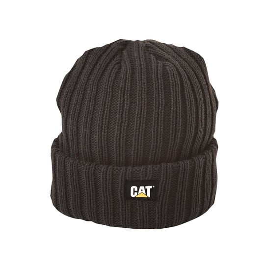 Caterpillar Rib Watch Unisex Adults's Black Beanie Hat - Image 1