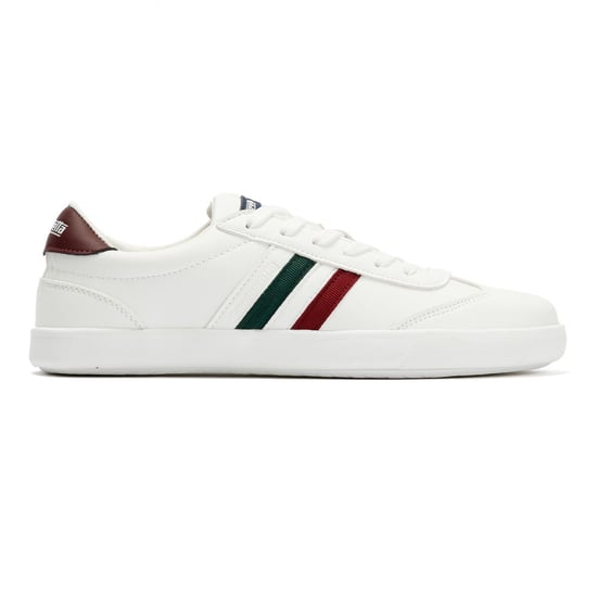 Herr Lambretta Vulkan Snörskor Låg Top Court Sneakers i Vitt - Image 5