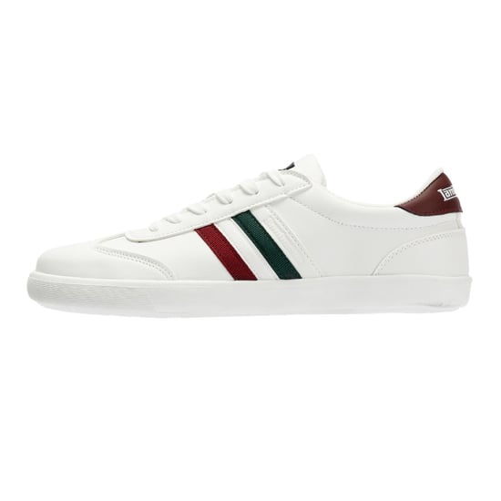 Herr Lambretta Vulkan Snörskor Låg Top Court Sneakers i Vitt - Image 6