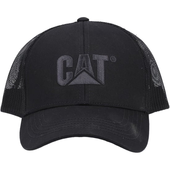 Caterpillar Verhoogd Logo Katoenen Unisex Volwassen Zwarte Baseball Caps - Image 2