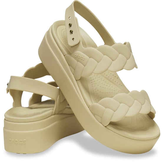 Women's Crocs Brklyn Wvn Upr in Chai - Image 3