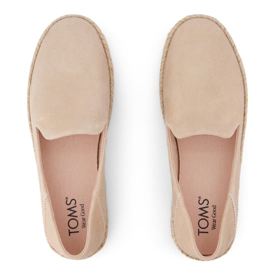 TOMS Carolina Läder Kvinnors Ljusrosa Espadrillos - Image 4
