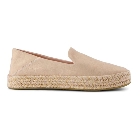 TOMS Carolina Läder Kvinnors Ljusrosa Espadrillos - Image 5