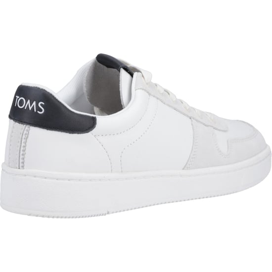 TOMS TRVL Lite Court Leer Heren Wit/Zwart Sneakers - Image 2
