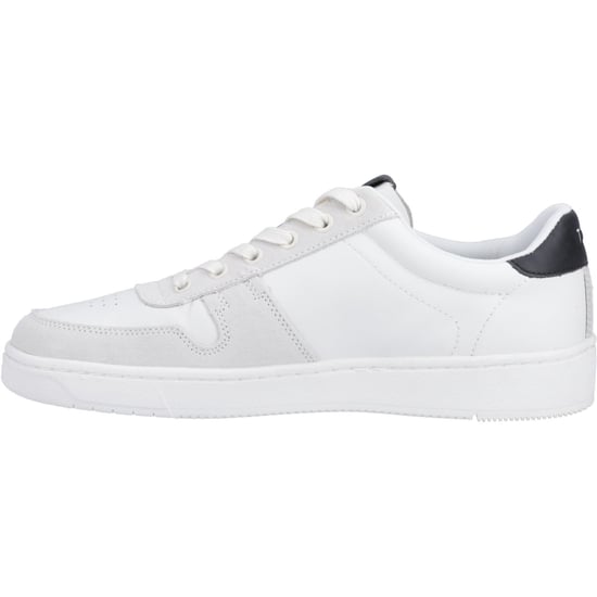 TOMS TRVL Lite Court Leer Heren Wit/Zwart Sneakers - Image 4