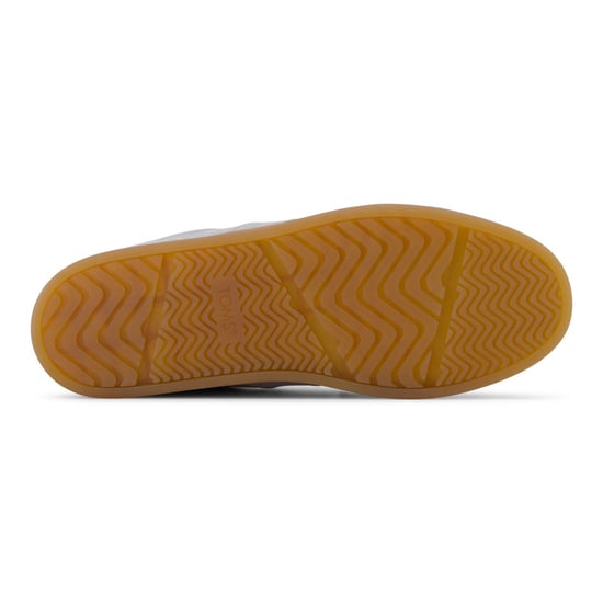 TOMS Collins Leather Women's Silver Trainers - Image 3