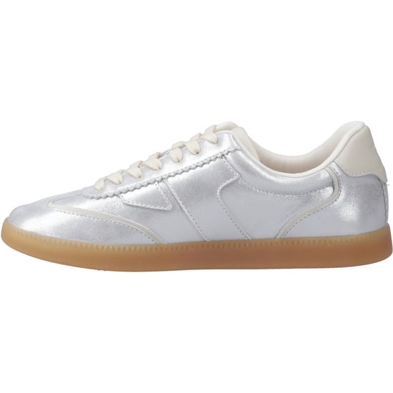 TOMS Collins Leather Women's Silver Trainers - Image 5
