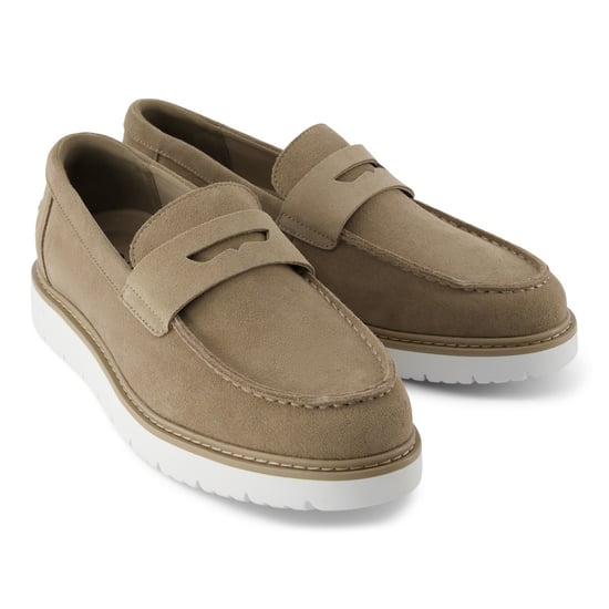TOMS Navi TRVL LITE Havana Leren Dune Instappers voor Mannen - Image 1