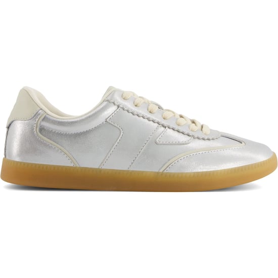 TOMS Collins Leather Women's Silver Trainers - Image 6