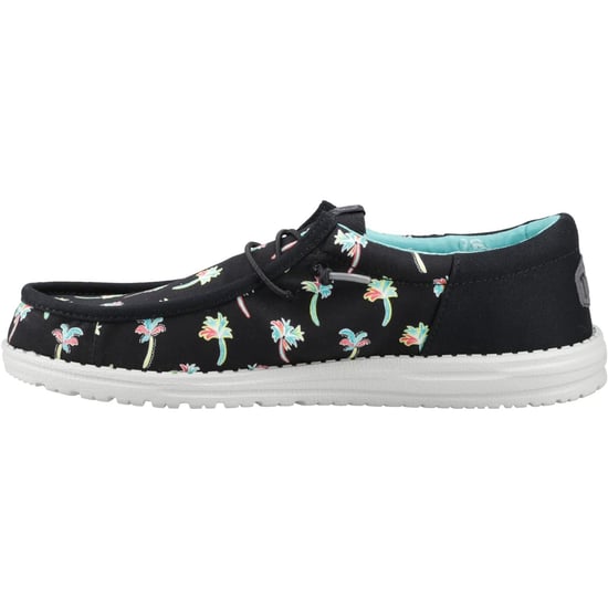 HEYDUDE Wally Funk Party Palm Katoenen Heren Zwarte/Multi Mokassin Schoenen - Image 4