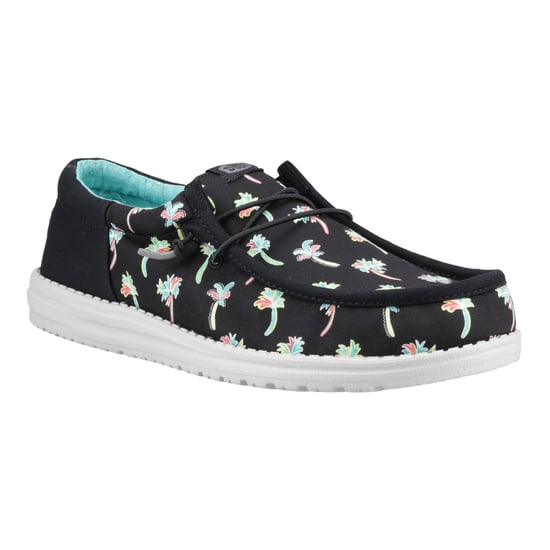 HEYDUDE Wally Funk Party Palm Katoenen Heren Zwarte/Multi Mokassin Schoenen - Image 6