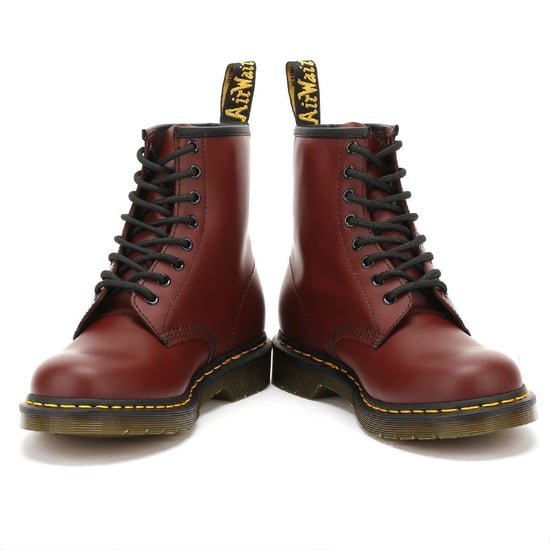 Dr Martens 1460 Smooth Womens Cherry Red Leather Boots - Image 5
