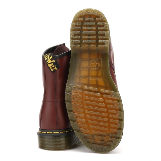 Dr Martens 1460 Smooth Womens Cherry Red Leather Boots - Image 6