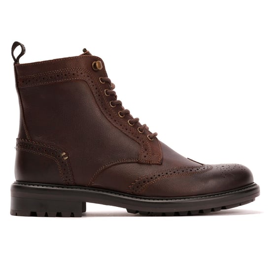 Osprey London The Professor Leather Men's Chocolate Boots - Image 5