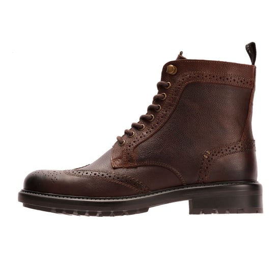 Osprey London The Professor Leather Men's Chocolate Boots - Image 6