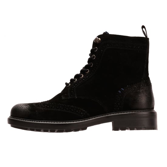 Osprey London The Professor Suede Men's Black Boots - Image 6