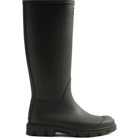 Hunter Downpour Hoge Laars Rubber Dames Donkergroene Wellington Boots - Image 5