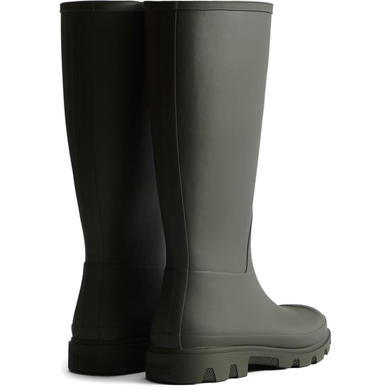 Hunter Downpour Hoge Laars Rubber Dames Donkergroene Wellington Boots - Image 6