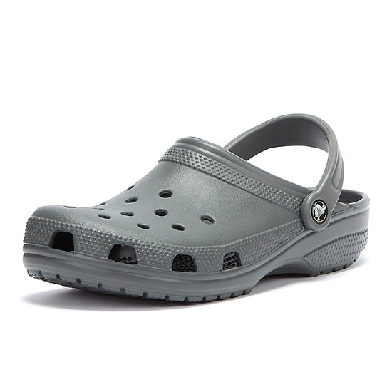 Crocs Classic Mens Slate Grey Clogs - Image 3