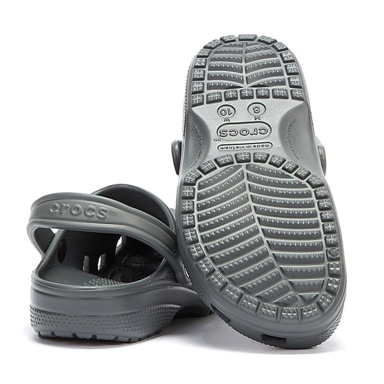 Crocs Classic Mens Slate Grey Clogs - Image 4